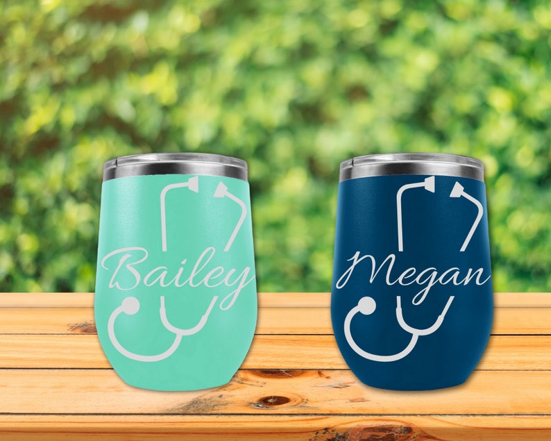Nurse Gift Personalized Wine Tumbler for Doctor Gift for Etsy