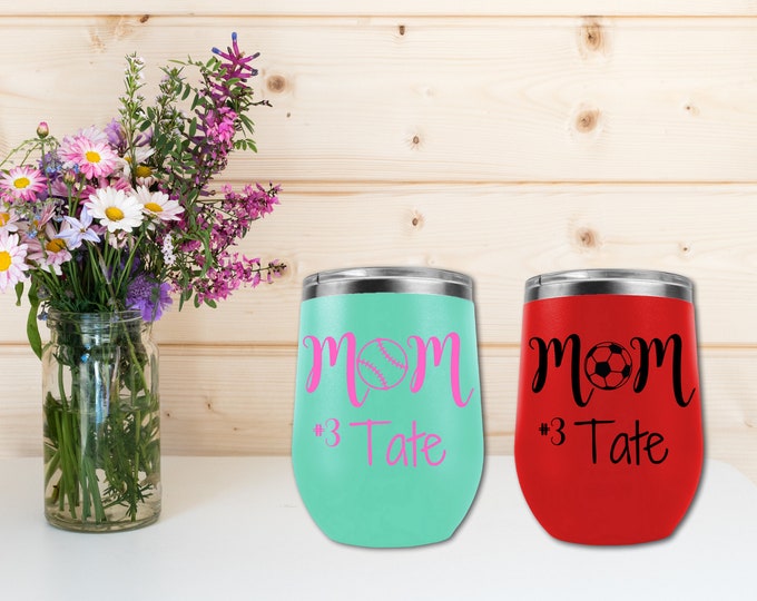 Mother's Day Gift, Mother's Day Wine Tumbler, Mom Wine Tumbler, Custom Wine Tumbler For Mom, Personalized Gifts For Mothers Day, Custom Tumb