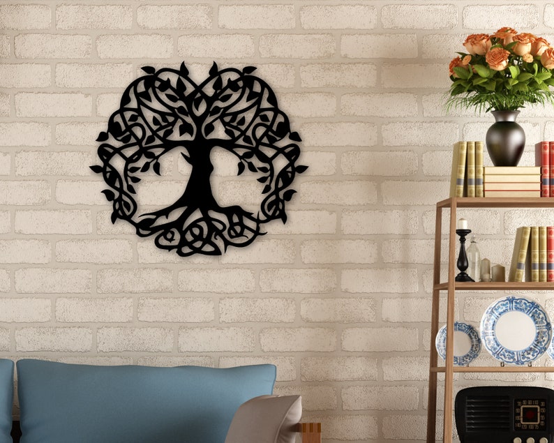 Tree of Life Family Tree Custom Metal Art Metal Wall Art - Etsy