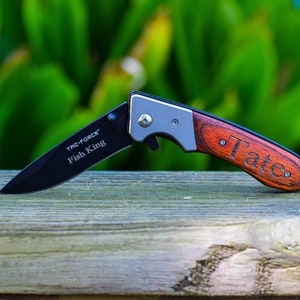 Engraved Pocket Knife for Dad, Fathers Day Gift for Dad, Gift for New Dad, Knife for First Father&#39;s Day Knife Gift from Wife, Daughter, Son