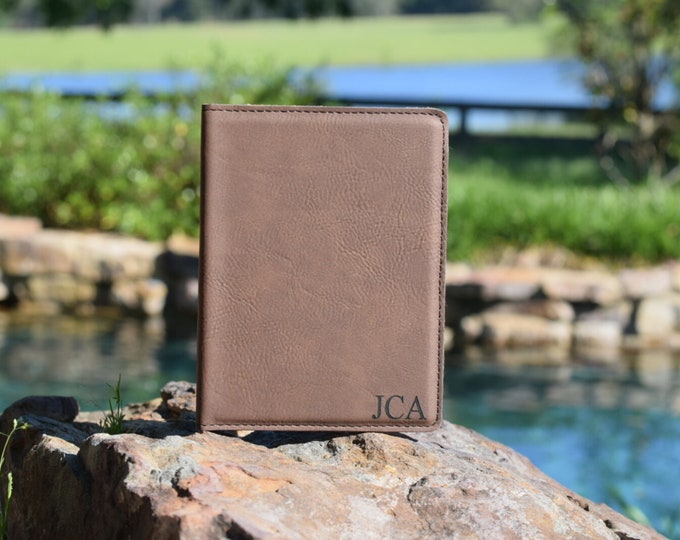 Leather Passport Cover Personalized, Leather Passport Holder, Passport Wallet, Travel Gift, Wanderlust Gift, Traveler's Gift, Personalized