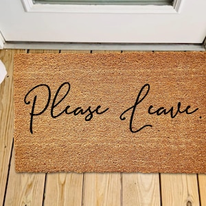 Gather Somewhere Else Doormat, Fall Doormat, Funny Doormat, Funny Welcome Mat, Go Away Doormat Funny Door Mat Custom Doormat Custom Door Mat