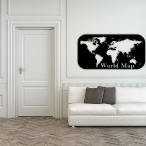 Landkarte des Lebens, Metall Weltkarte, Metall Wanddekoration, Metall Wandkunst, Metallschild, Weltkarte Wandkunst, Metallkunst, Wohndekoration Geschenk, Wandbehang