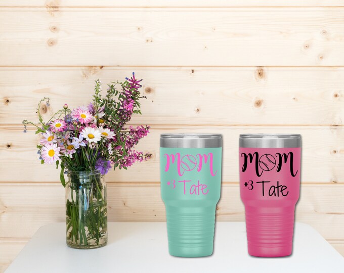 Baseball Mom 30oz Tumbler, Football Mom Tumblers, Custom Soccer Mom Gift Ideas, Baseball Mom Cup, Gift For Her, Mother's Day Special, Cups