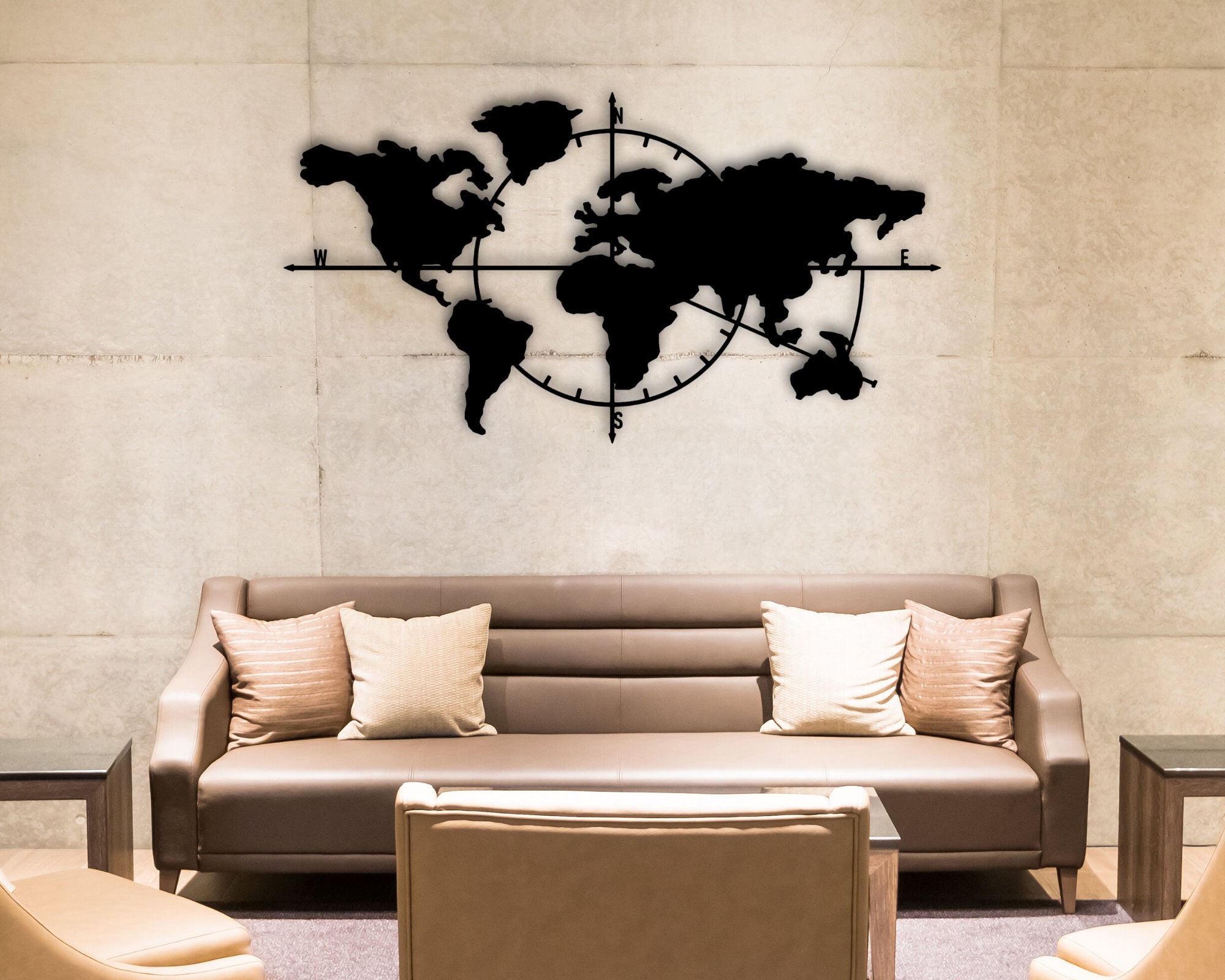 Metal World Map Wall Art Metal Wall Decor Metal Wall Art