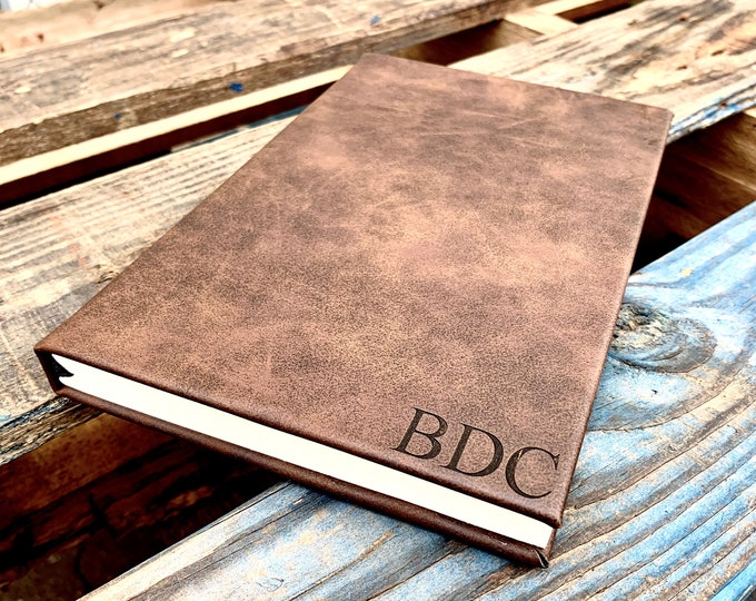 Personalized Journal, Custom Journal, Engraved Journal, Dream Journal, Travel Journal for Men and Women, Hard Cover Notebook, Workout