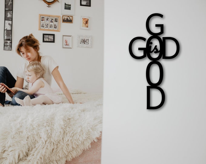 God is Good Metal Wall Art, Religious Gifts For Women, Religious Wall Art, Christian Gifts, Christian Gifts for Men, Gifts for Christmas Art