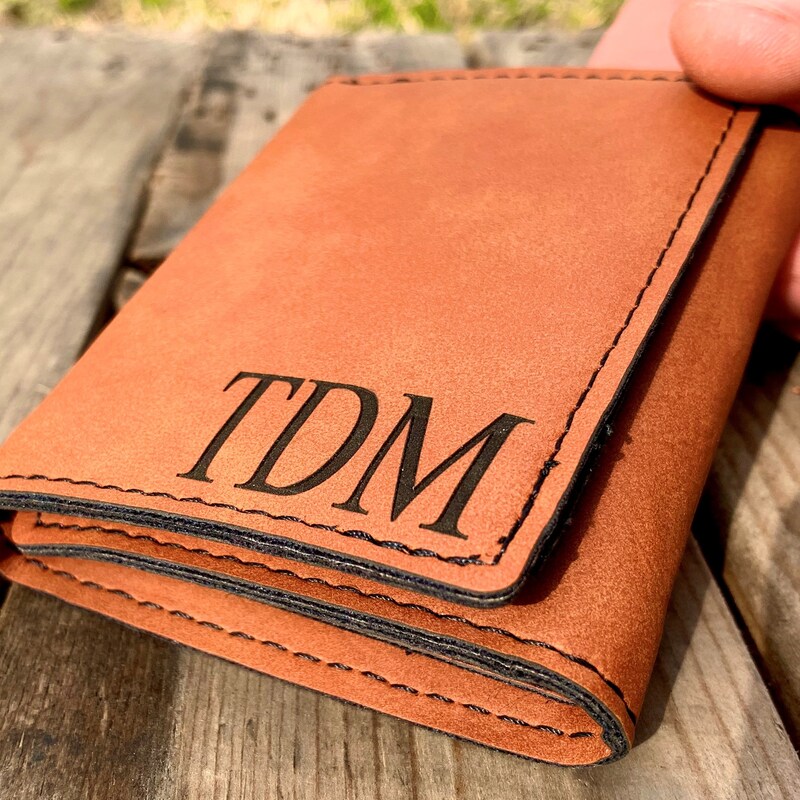 No Fold Mens Wallet - Etsy