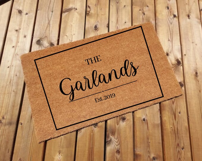 Personalized Welcome Doormat, Home Decor, Custom Doormat, Welcome Mat, Housewarming, Front Door Mat, Welcome Doormat, World's Best, Wedding