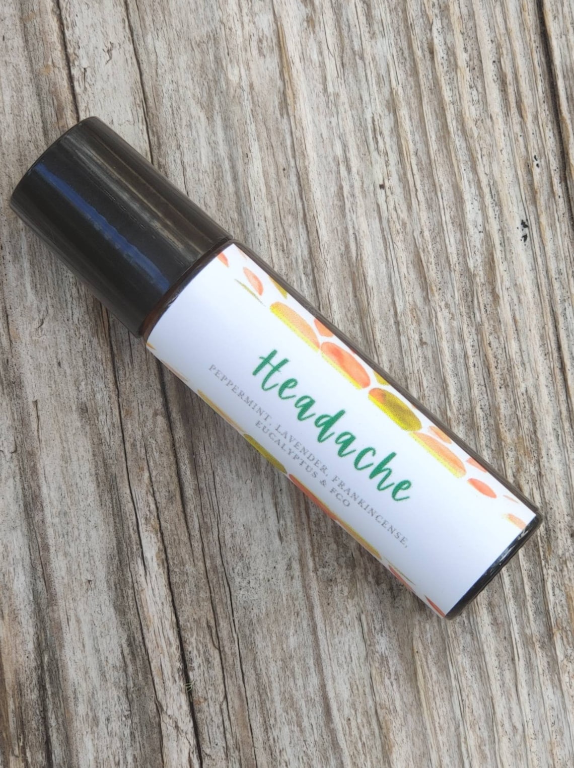 Headache Essential Oil Roller Headache Roller Etsy