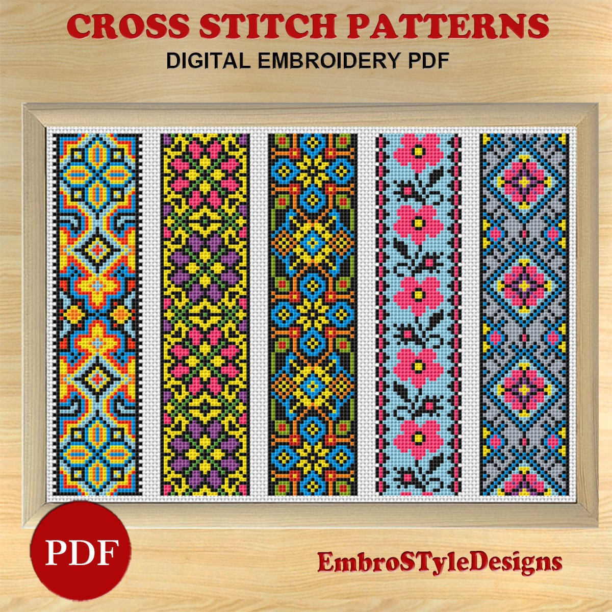 Plants Cross Stitch Bookmark Pattern PDF, Easy Cross Stitch Chart, House  Plants Digital Pattern, Counted Cross Stitch, Bookish Gift 