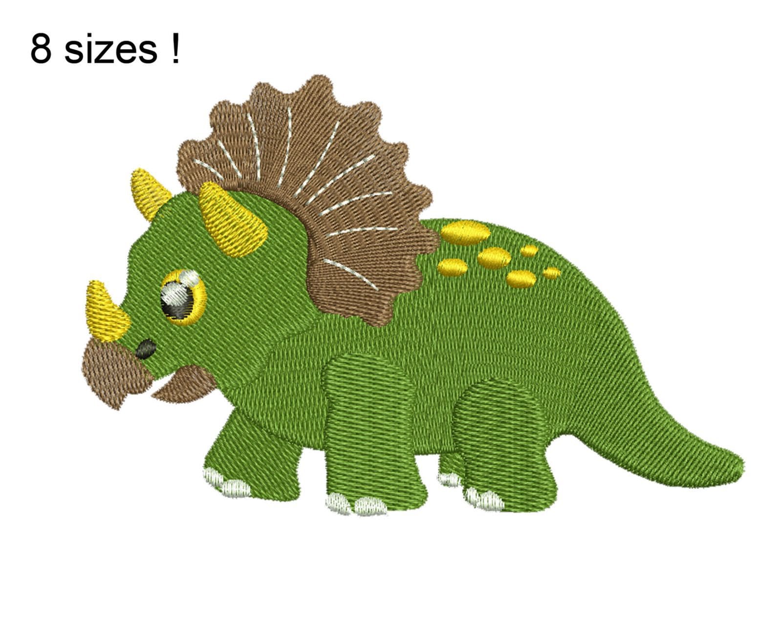 Dinosaur Embroidery Designs: Jurassic Set, 8 Sizes (instant Download ...