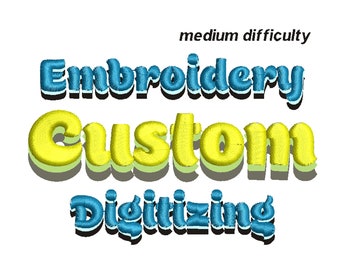 Custom Embroidery Digitizing, Digitizing for Embroidery Machine, Embroidery Design, Logo Digitizer, Logo Design, Machine Embroidery Designs