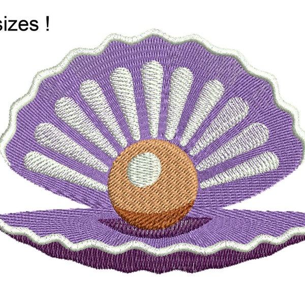 Seashell Embroidery - Etsy