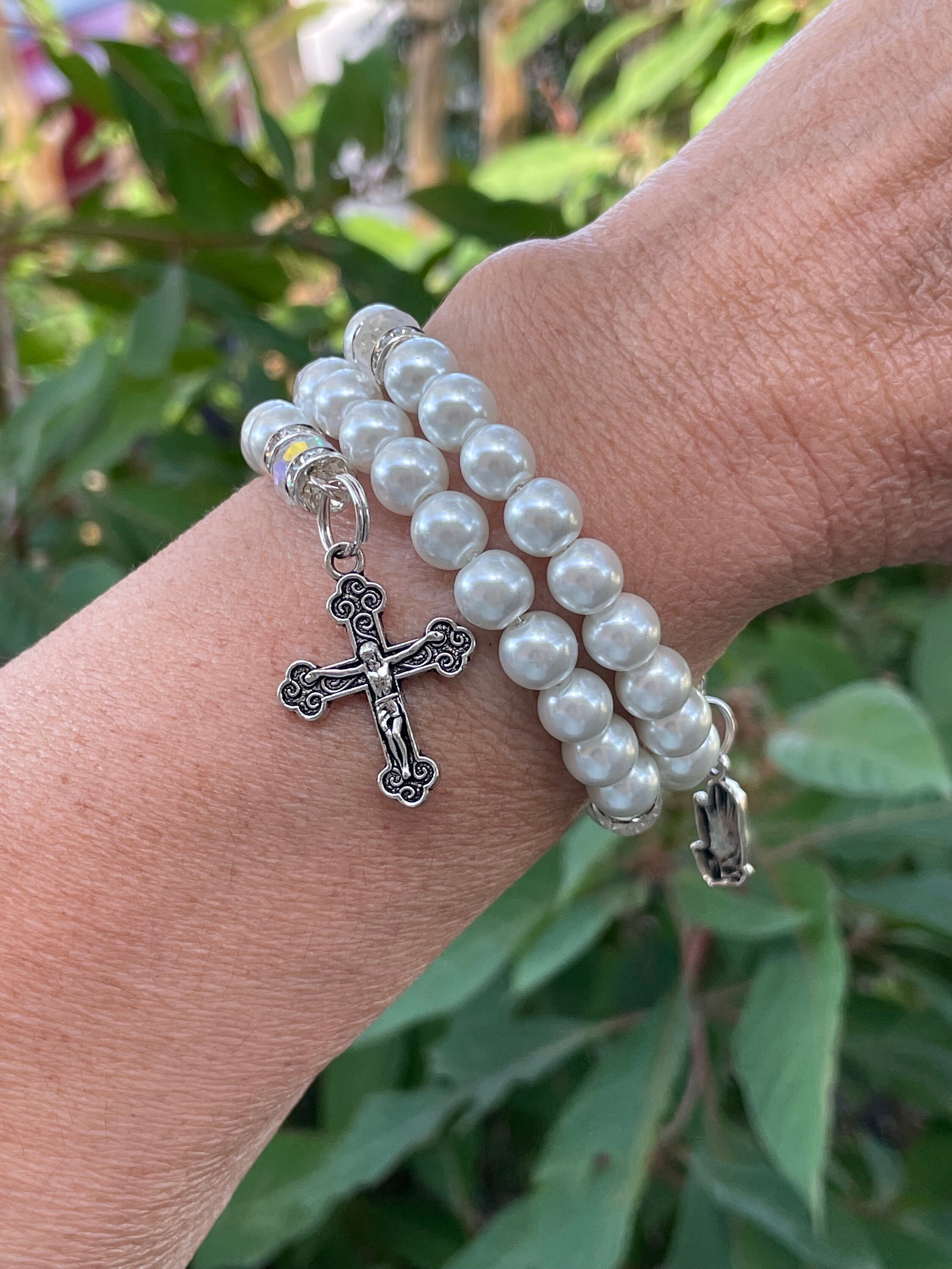 Catholic Rosaries Prayer Necklace and bracelet's lot sale 