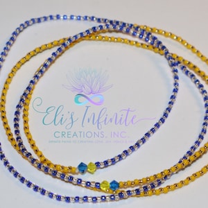 Eleke - Dos Aguas - Cuentas Brillantes Pequeñas 2 mm y Cristal Checo Bicono - Colar de Duas Águas Pequenas Contas 2 mm & Bicone Cristal Checo