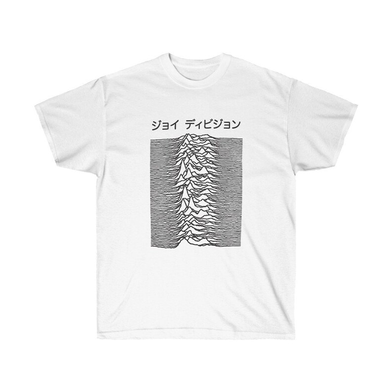 Joy Division Women/'s Ultra Cotton Tee Unknown Pleasures Japanese Distress Print Tee =