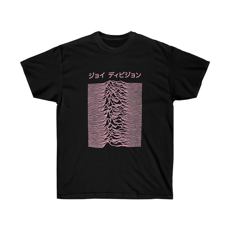 Joy Division Women/'s Ultra Cotton Tee Unknown Pleasures Japanese Distress Print Tee =
