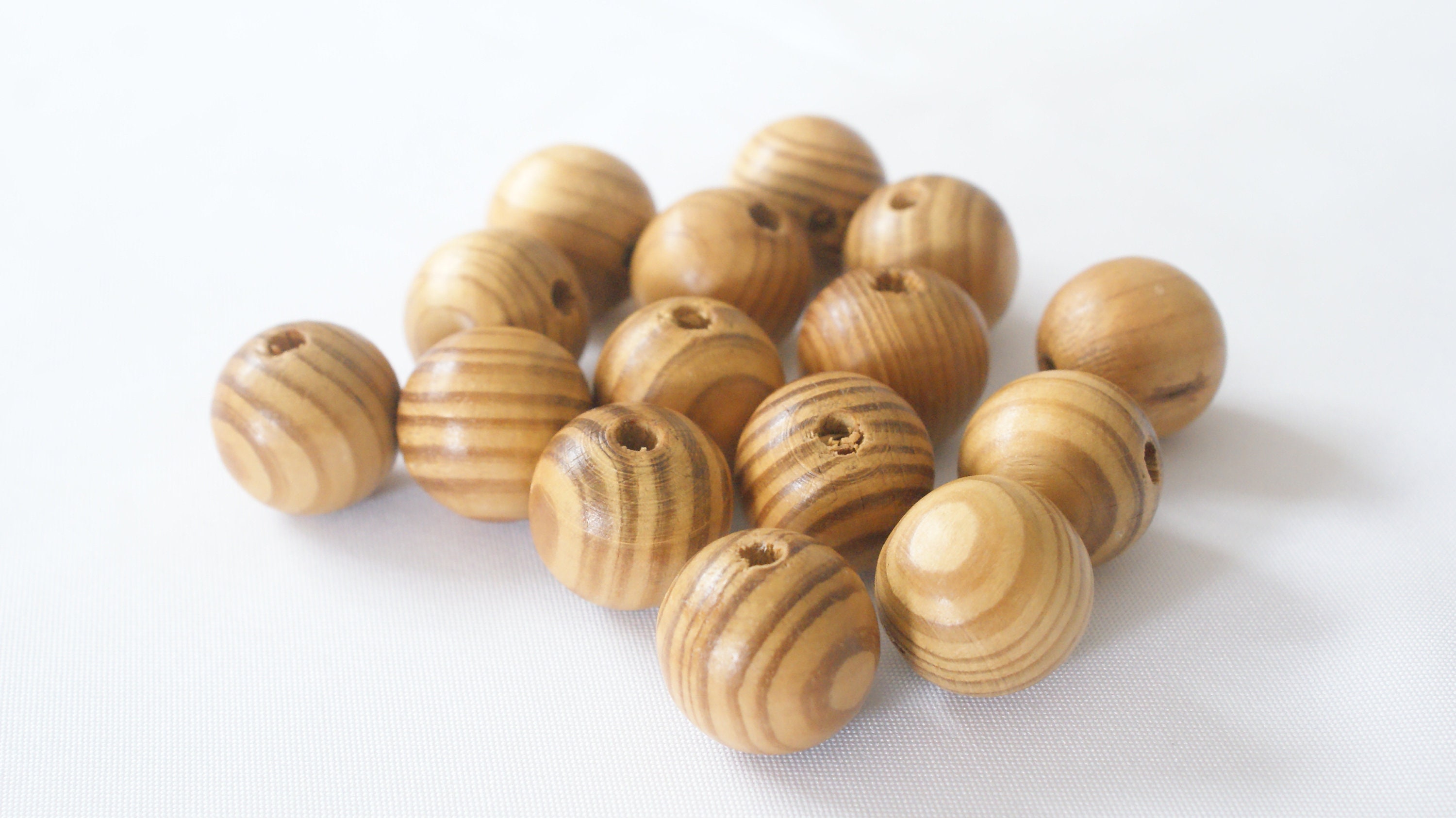 Extra large wooden beads. Macrame beads Chunky beads Round Etsy