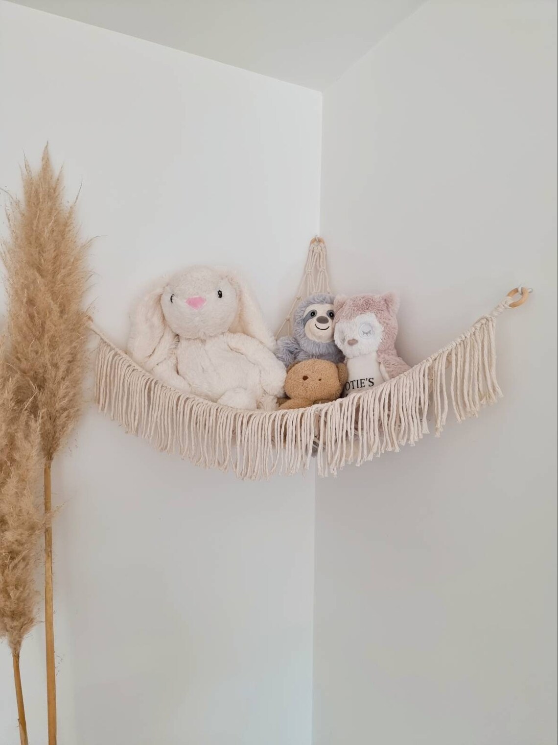 Toy hammock soft toy storage Nursery storage Corner | Etsy