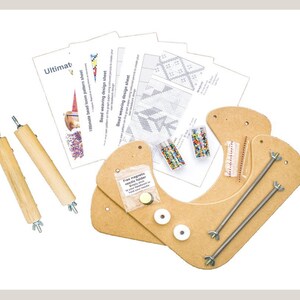 Kit de fabrication de perles ultime, métier à tisser vertical, kit de créations manuelles pour adultes et enfants, cadeau de tissage de bracelets, coffret cadeau de créations artisanales pour débutants image 4