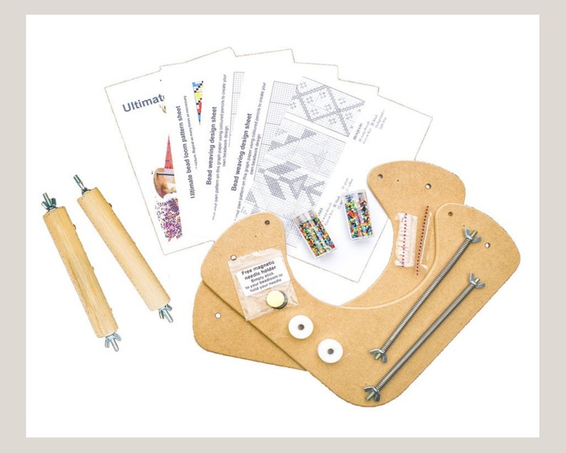 Kit de fabrication de perles ultime, métier à tisser vertical, kit de créations manuelles pour adultes et enfants, cadeau de tissage de bracelets, coffret cadeau de créations artisanales pour débutants image 4
