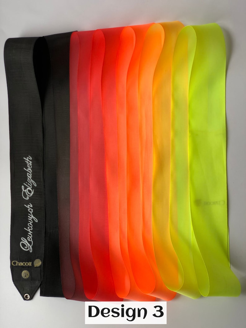 Rhythmic Gymnastics Ribbon. RG Ribbon Design Decorating Etsy