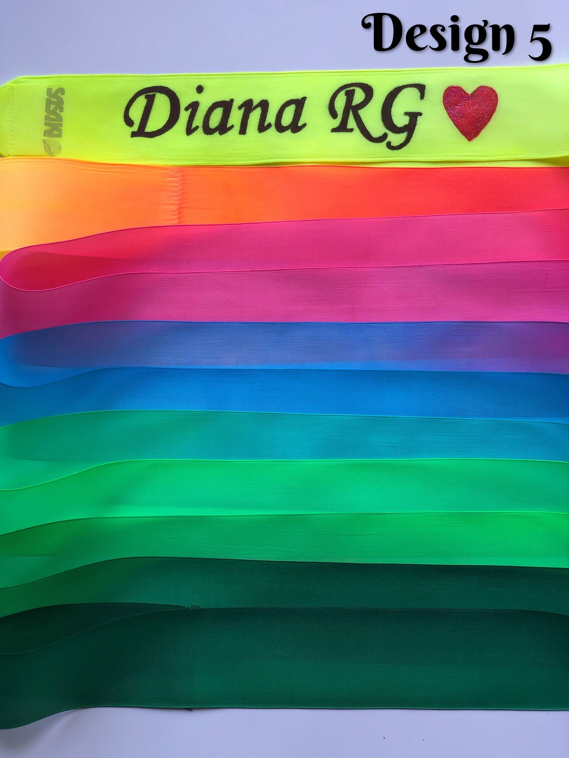 Rhythmic Gymnastics Ribbon. RG Ribbon Design Decorating Etsy