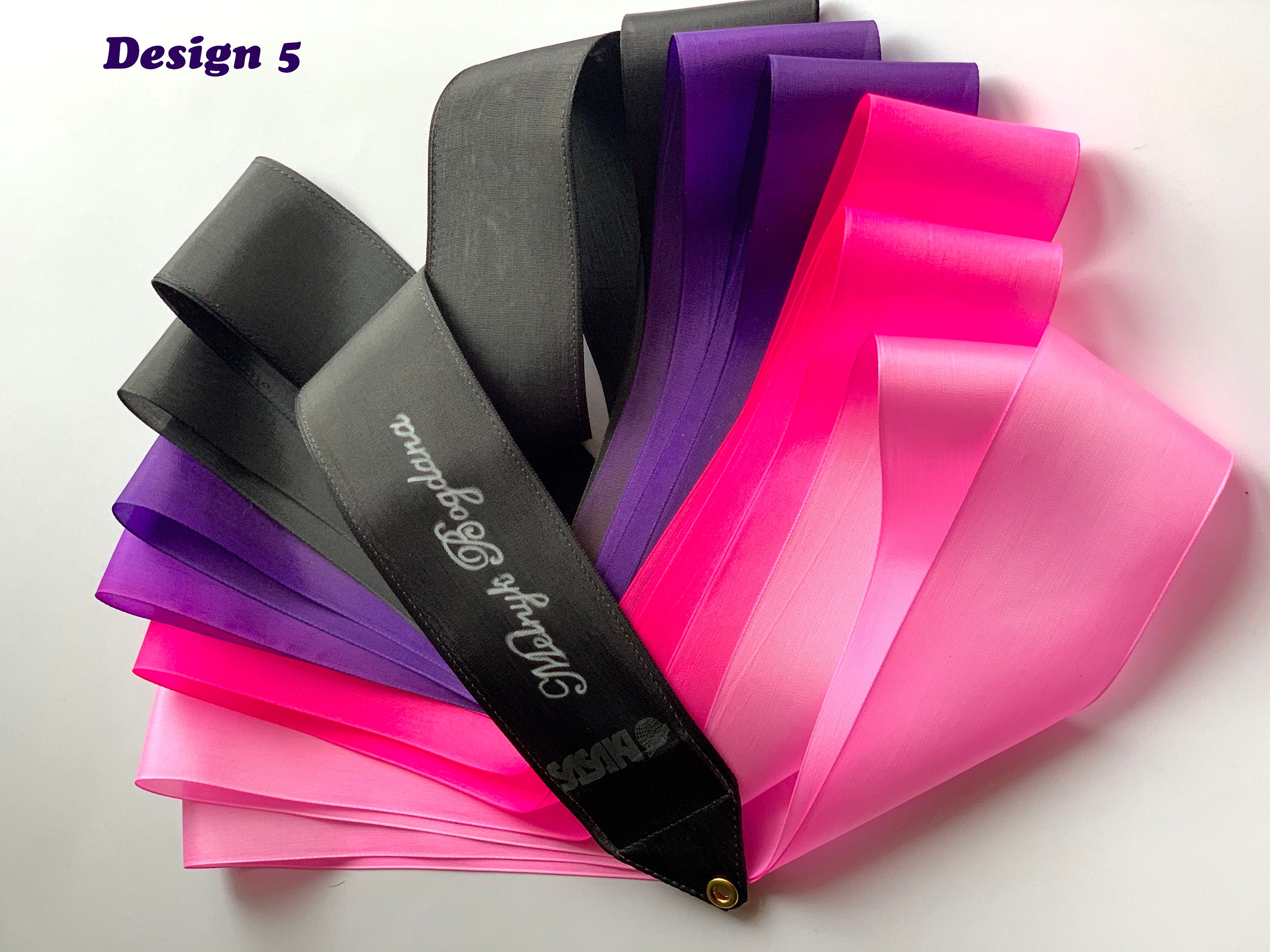 Rhythmic gymnastics ribbon. RG ribbon design decorating Etsy