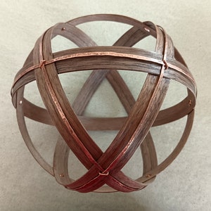 Genesa Crystal 22 cm M/ Rame puro e legno / Vortice di energia, immagini e suoni che si autocrea ed autoamplifica / Molto potente / Testata