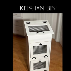 Potato and Onion Bin Build Plans | Woodworking Plans | Woodworking projects | Digital Download