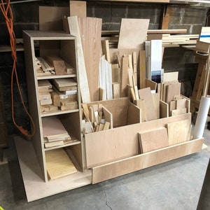 Rolling Lumber Cart Build Plans | Woodworking Plans | Woodworking projects | Digital Download