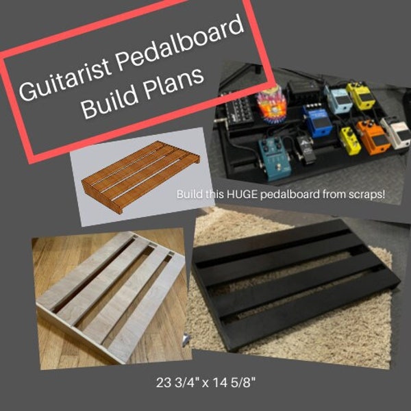 Guitarist Pedalboard | Woodworking Plans | Digital Download