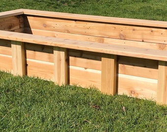 Planos de construcción de jardineras elevadas / Planos de carpintería / Proyectos de carpintería / Descarga digital