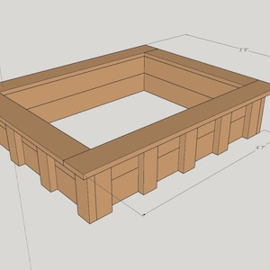 Raised Planter Box | Woodworking Plans | Woodworking projects | Digital Download