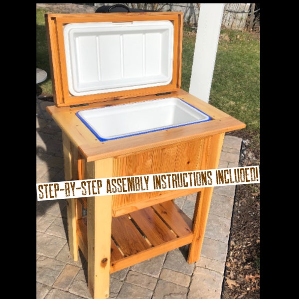 Cedar Cooler Box Build Plans | Woodworking Plans | Woodworking projects |  Digital Download