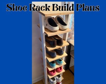Shoe Rack Woodworking Plans | Small Shoe Rack | DIY Plans