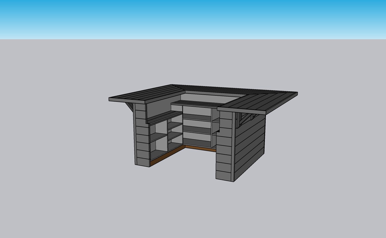 Outdoor Bar Build Plans Woodworking Plans Outdoor Etsy Canada