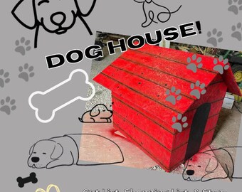 Dog House Plans | Woodworking Plans | Woodworking projects | Digital Download