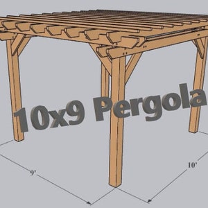 Pergola Build Plans | Woodworking Plans | Woodworking projects | Digital Download