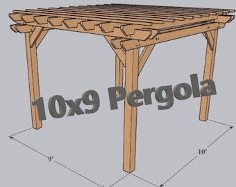 Pergola Build Plans | Woodworking Plans | Woodworking projects | Digital Download