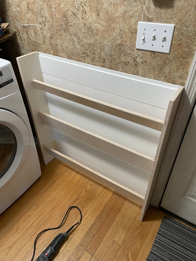 Wall Mounted Shoe Rack Kids Shoe Storage Woodworking Plans Etsy UK