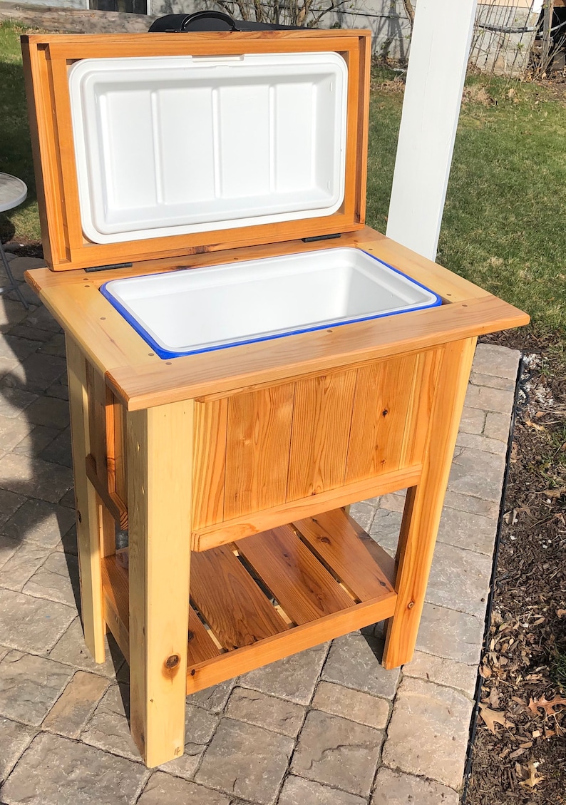 Cedar Cooler Box Build Plans Woodworking Plans Digital Etsy