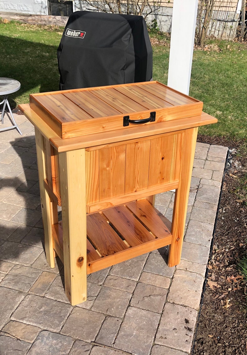 Bundle Cooler Box & Outdoor Bar Woodworking Plans Etsy