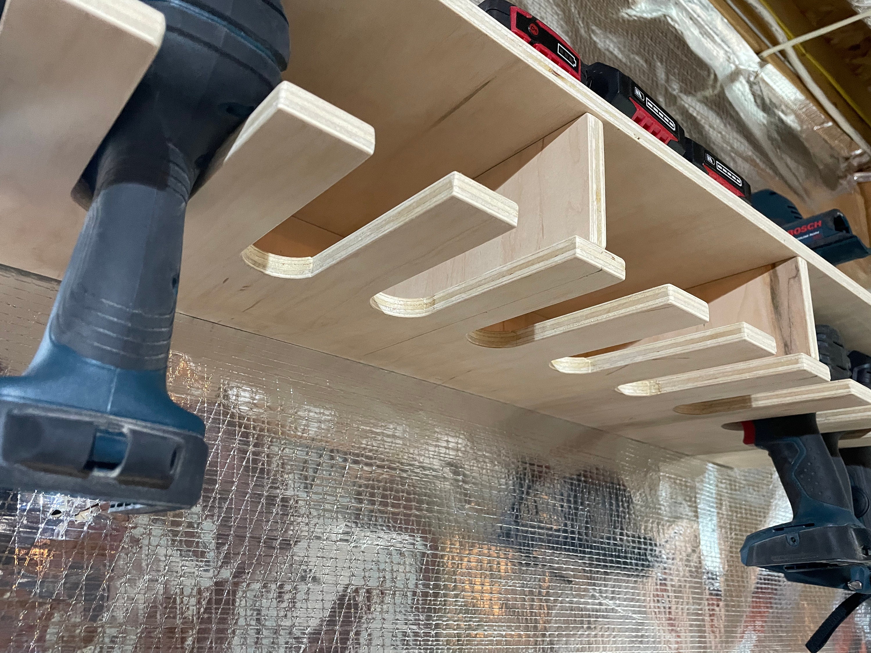 Drill Storage Shelf Build Plans Woodworking Plans Digital Etsy