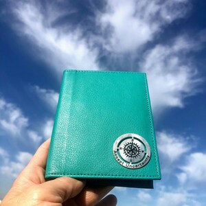 Leder Pass Inhaber Reisepass Abdeckung Reisepass Brieftasche Pass Fall Reise Geschenk Reises Geschenk akzeptieren Unsicherheit Kompass Reisepass Abdeckung