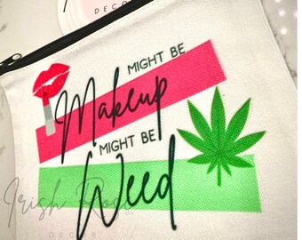 Weed Makeup Bag Etsy Weed Makeup Bag Etsy