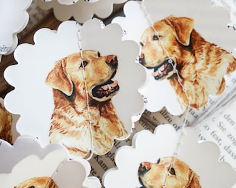 Christmas Handmade Labrador Garland//Bunting//Gift