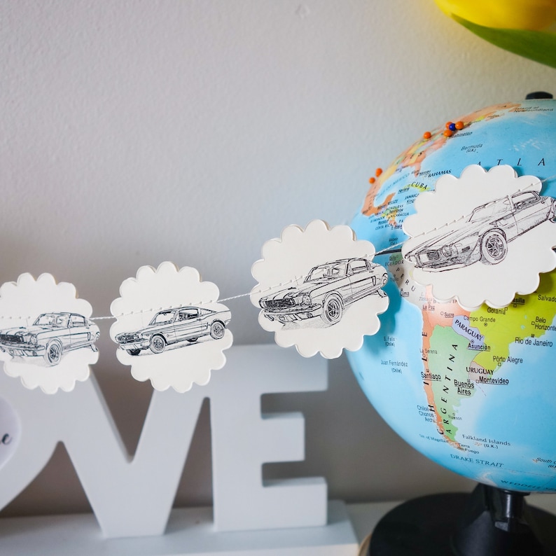 Vintage Cars Decor Cars Garland Race Car Garland Race Car Etsy