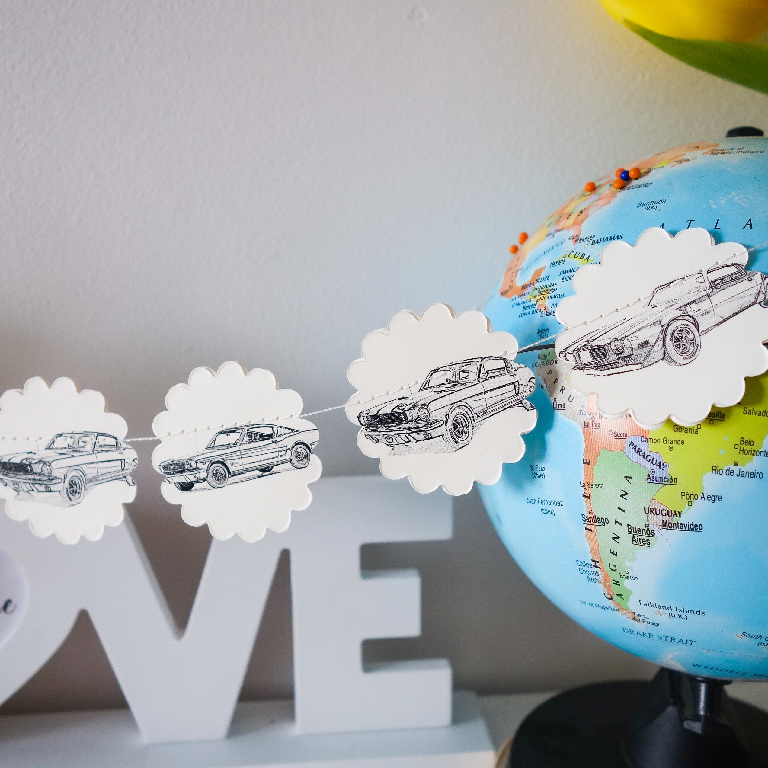 Vintage Cars Decor Cars Garland Race Car Garland Race Car Etsy